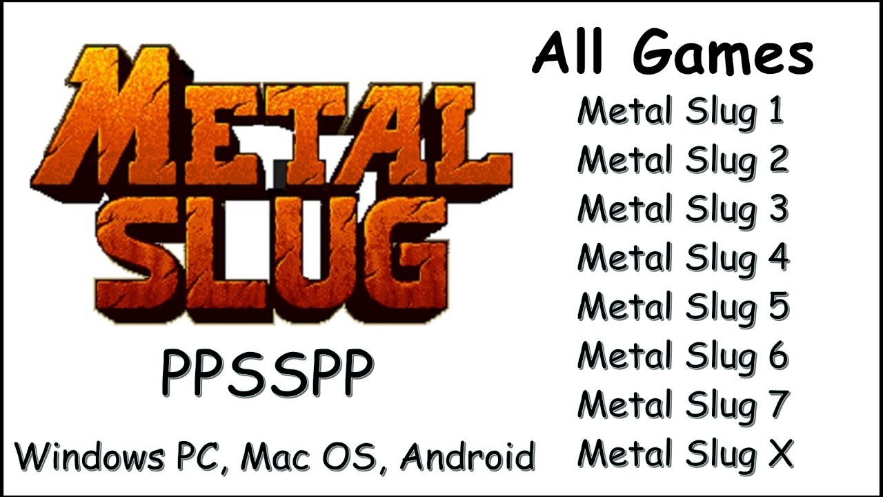 Metal slug ps 2 versi android free